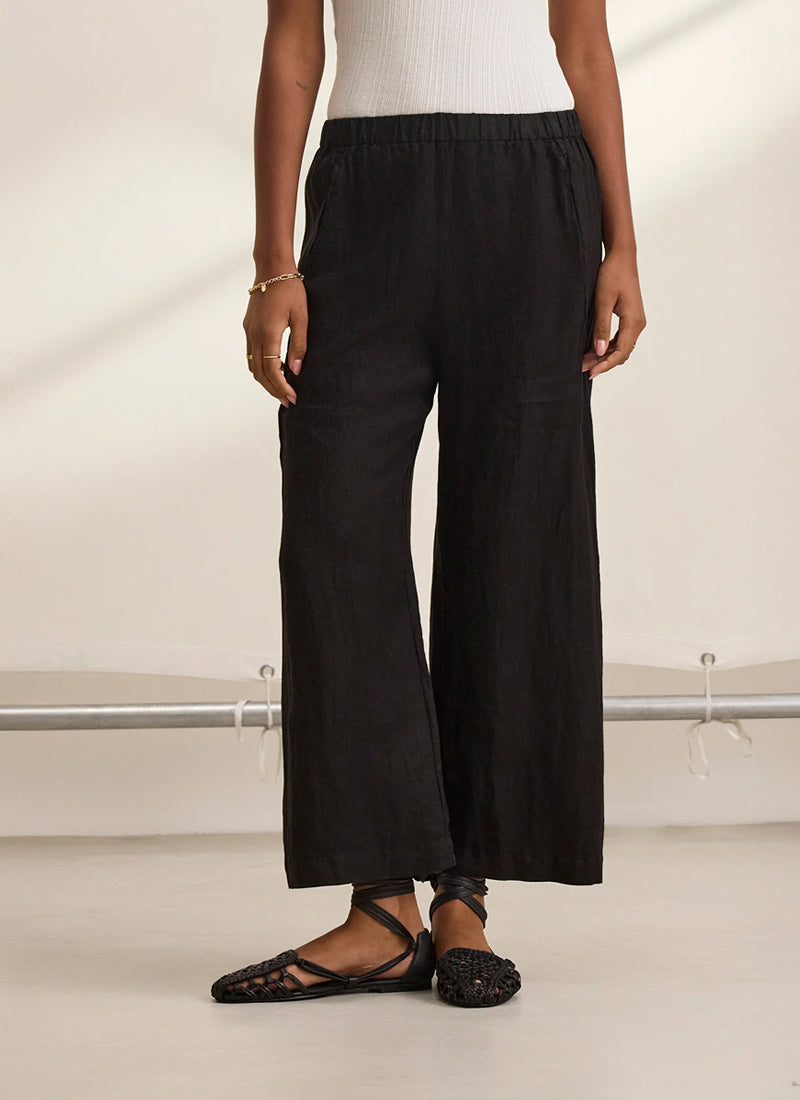 Velvet Lola Woven Linen Pant