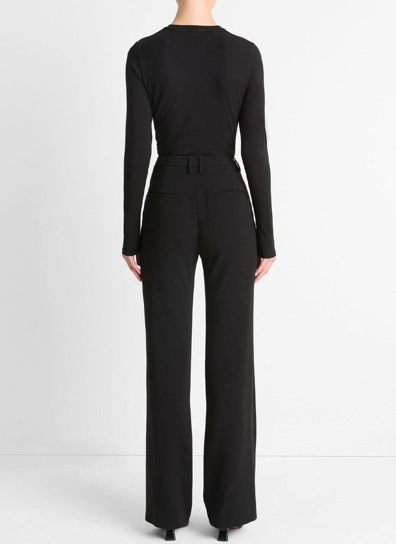 Mid-Rise Tailored Flare Pant