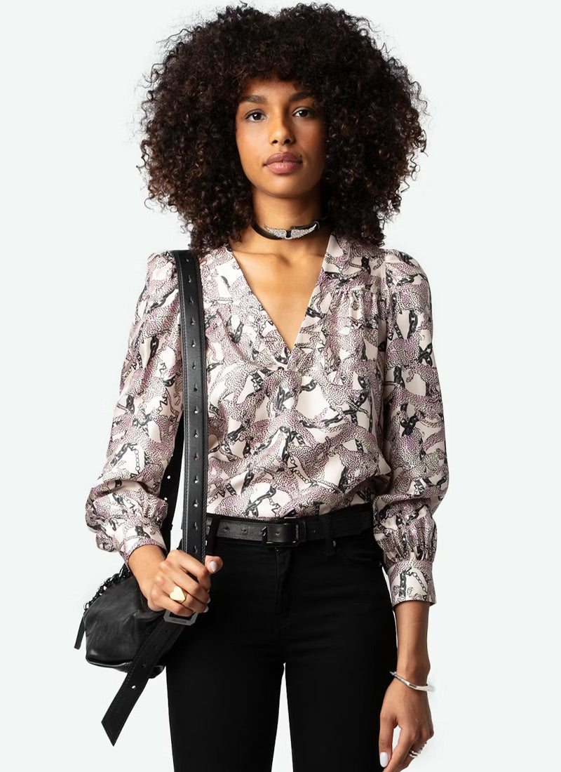 Zadig & Voltaire Telia Silk Twill Blouse