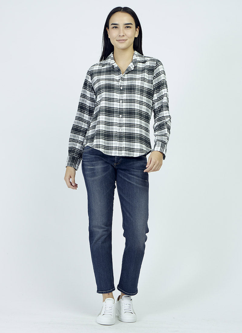 Barry Polar Flannel Green Plaid Shirt by Frank & Eileen | Andrews