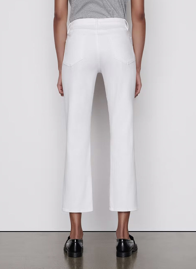 Frame Le High Straight Blanc Jeans