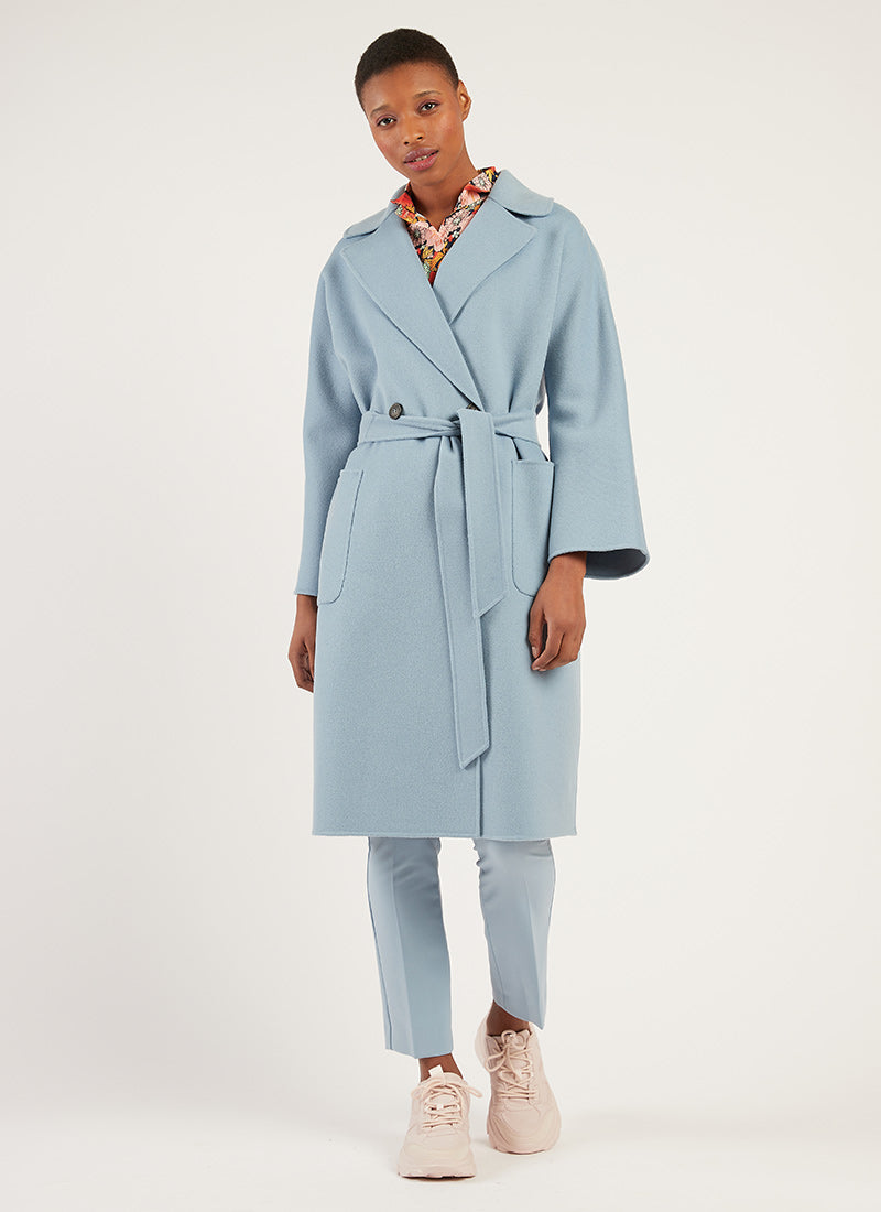 Selz Double-Breasted Wool Wrap Coat by Max Mara Weekend | Andrews